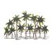 Juniper + Ivory 38 In. x 25 In. Coastal Wall Decor Green Metal - Juniper + Ivory 64240