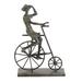 Juniper + Ivory 13 In. x 9 In. Traditional Sculpture Bronze Polystone Bicycle - Juniper + Ivory 73383
