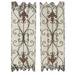 Juniper + Ivory Set of 2 32 In. x 11 In. Rustic Wall Decor White Wood - Juniper + Ivory 34850