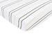 Grey Stripe Cotton Muslin Crib Sheet - Newcastle Classics 440