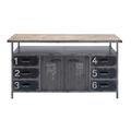 Juniper + Ivory 30 In. x 56 In. Industrial Buffet Grey Chinese fir wood - Juniper + Ivory 55484