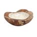 Juniper + Ivory 16 In. x 5 In. Natural Decorative Bowl Natural Brown Wood and Shell - Juniper + Ivory 38438