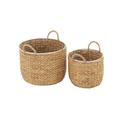 Juniper + Ivory Set of 2 12 In., 16 In. Natural Storage Basket Tan Sea Grass - Juniper + Ivory 41141