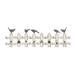 Juniper + Ivory 14 In. x 48 In. Farmhouse Wall Hooks Cream Wood - Juniper + Ivory 34872