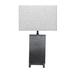 Juniper + Ivory 26 In. x 15 In. Modern Table Lamp Grey Polystone - Juniper + Ivory 39992