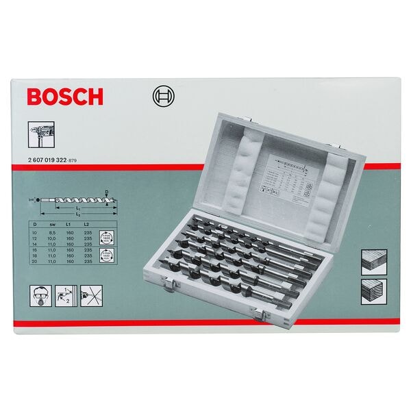 BOSCH 6-tlg. Schlangenbohrer-Set 385 mm braun Image