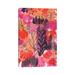 East Urban Home Floral Celebration by Corina Capri - Wrapped Canvas Gallery-Wrapped Canvas Giclée in Indigo/Orange/Pink | Wayfair