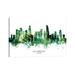 East Urban Home Los Angeles California Skyline by Michael Tompsett - Wrapped Canvas Graphic Art Print Canvas in Green | Wayfair