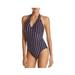 Ralph Lauren Swim | Lauren Ralph Lauren Striped One-Piece Swimsuit 4 | Color: Blue | Size: 4
