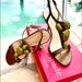 Kate Spade New York Shoes | Kate Spade New York High Heel Metallic Sandals | Color: Gold/Green | Size: 7.5