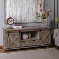 Howden Solid Wood TV Stand for TVs up to 60" Wood in White Laurel Foundry Modern Farmhouse® | 24 H in | Wayfair 4A656B310D3344829355CEBCDCE55007