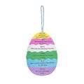 The Holiday Aisle® Easter ?Colors Of Faith Egg Craft Kit - Craft Kits - 12 Pieces | 7.35 H x 5 W x 0.5 D in | Wayfair