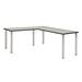Inbox Zero Kee Corner L Shaped Desk Top Wood in Gray | 29 H x 72 W x 66 D in | Wayfair DD1FA375712C40D9A2AA96F03C641B4C
