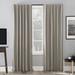 Steelside™ Milbridge Faux Dupioni Silk Thermal Extreme 100% Blackout Back Tab Curtain Panel Polyester in Gray | 63 H in | Wayfair