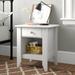 Three Posts™ Baby & Kids Olney 1 - Drawer Nightstand Wood in White | 24 H x 20.88 W x 17.5 D in | Wayfair 149EA74613A343F9B6E44EB8A01404AB