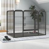 Archie & Oscar™ Cyrus Pet Pen Metal in Gray/White | 36 H x 32 W x 50 D in | Wayfair 8E25DBFFF1D844D1BB70AF67FB79F71B