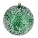 The Holiday Aisle® Glitter Hail Ball Ornament Plastic in Green | 4.75 H x 4.75 W in | Wayfair 20E1EBA374B64FE4A98F640106589E22