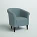Barrel Chair - Zipcode Design™ Liam 31.5" W Barrel Chair Metal in Blue | 32 H x 31.5 W x 27.5 D in | Wayfair ZIPC2013 26609207