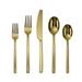 Cambridge Silversmiths Beacon 20-Piece Flatware Set, Service for 4 Stainless Steel in Yellow | Wayfair 805520DS