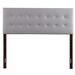 Glory Furniture Panel Headboard Faux Leather/Upholstered in Gray | 53 H x 55.5118 W x 1.9685 D in | Wayfair G0130-FHB