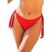 Plus Size Women's Elite Bikini Bottom by Swimsuits For All in Lipstick Red (Size 18)