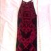 Free People Dresses | Intimately Free People Aztec Print Dress - Xs | Color: Black/Red | Size: Xs