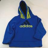 Adidas Shirts & Tops | Adidas Kids Pullover Hoodie Blue Logo Tricot Sleeves Size 3t | Color: Blue/Green | Size: 3tb