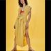 Free People Dresses | Free People “On My Way Midi Dress” | Color: Gold/Yellow | Size: L