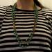 J. Crew Jewelry | J. Crew Brass And Turquoise-Colored Bead Necklace | Color: Blue/Green | Size: Os