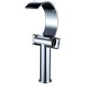 Robinet de salle de bain Mitigeur lavabo Fini Chrome Double poignee Robinet Cascade Bassin