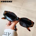 YOOSKE-Lunettes de soleil œil de chat pour hommes et femmes petites lunettes de soleil de voyage