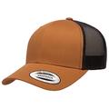 Yupoong Unisex Yp Classics Retro Trucker Cap 2-Tone Verschluss, Karamell/Schwarz, Einheitsgröße