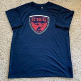 Adidas Shirts | Mens Adidas Fc Dallas Sz L Training T-Shirt | Color: Blue | Size: L