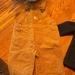 Carhartt Matching Sets | Baby Carhartt Overalls And Hoodie | Color: Orange | Size: 12-18mb