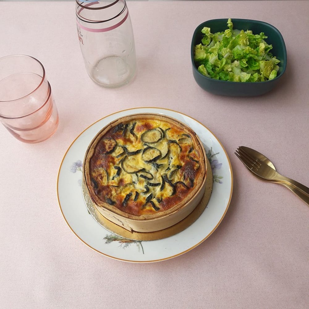 Nappe enduite rose ovale 160 x 200 cm