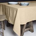 Nappe Lin pur lavé Sable 180x300