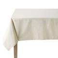 Nappe en coton traitee teflon creme 180 x 180