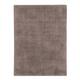 Tapis aspect velours taupe 160x230