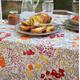 Nappe en coton enduit multicolore rectangle 160 x 200 cm