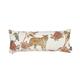 Coussin tapisserie indiennes made in france blanc 22x58