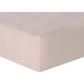 Drap housse lin lavé 160x200x30 vieux rose