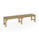 Banc de jardin en teck massif L180