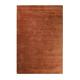 Tapis tufté poils longs terracota chiné pour salon, chambre 190x130