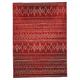 Tapis berbère style en polypropylène 160x225 Rouge