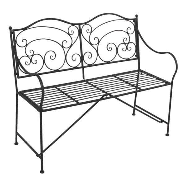 Garden Pleasure Gartenbank »Vesuv« für 2 Personen rost optik, 111x93 cm