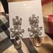 Kate Spade Jewelry | Kate Spade Floral Triple Drop Earrings | Color: Silver | Size: Os