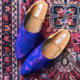 Anthropologie Shoes | Llani For Anthropologie Babouche Clara Flat Sz 37 | Color: Purple | Size: 37eu
