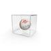 FixtureDisplays 3.4" Cube Baseball Display Case Golf Ball Showcase w/ Lift-Off Top, Removable Riser | 3.4 H x 3.4 W x 3.4 D in | Wayfair 19387