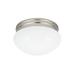 Ebern Designs Brycen 2 - Light 9.5" Simple Bowl Flush Mount Glass in Gray | 5.75 H x 9.5 W x 9.5 D in | Wayfair EBND6681 40999109