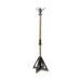 Lux Comfort 12 - Hook Freestanding Coat Rack in Black Wood/Metal in Brown | 74.5 H x 22 W x 22 D in | Wayfair 376366